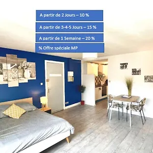 Centre 30m2 Calme Cour Intérieure Vélo Netflix Appartement